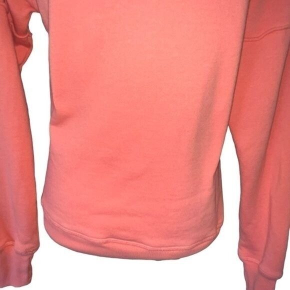 Iceburg Sweatshirt Womens S Coral Cotton Blend Fleece Long Sleeve Pullover - Picture 8 of 14
